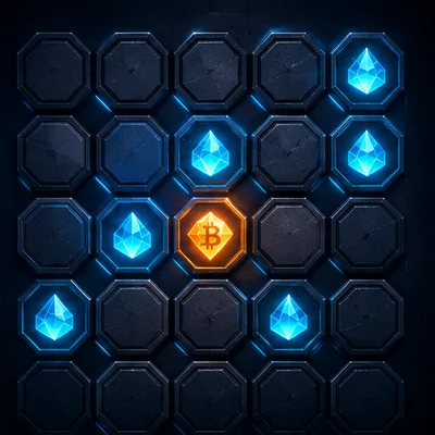 Mines crash variant with grid tiles